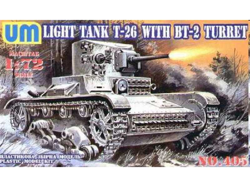 Light Tank T-26 with BT-2 Turret - image 1