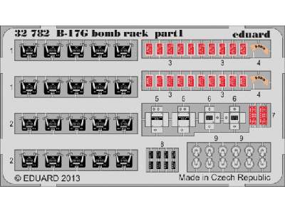 B-17G bomb rack 1/32 - Hk Models - image 1