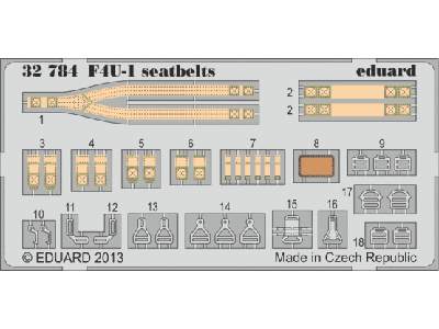 F4U seatbelts 1/32 - Tamiya - image 1