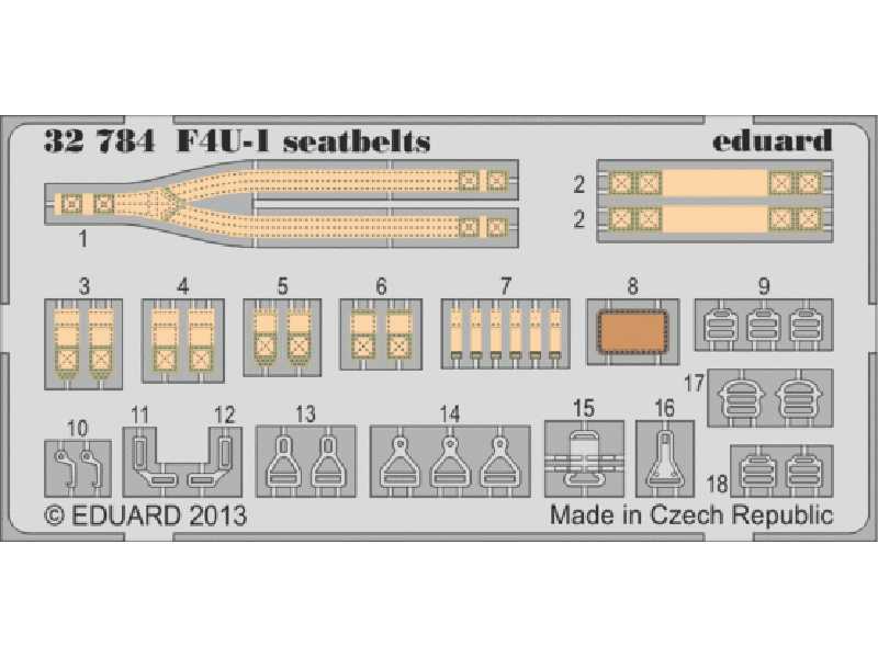 F4U seatbelts 1/32 - Tamiya - image 1