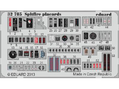 Spitfire placards 1/32 - image 1