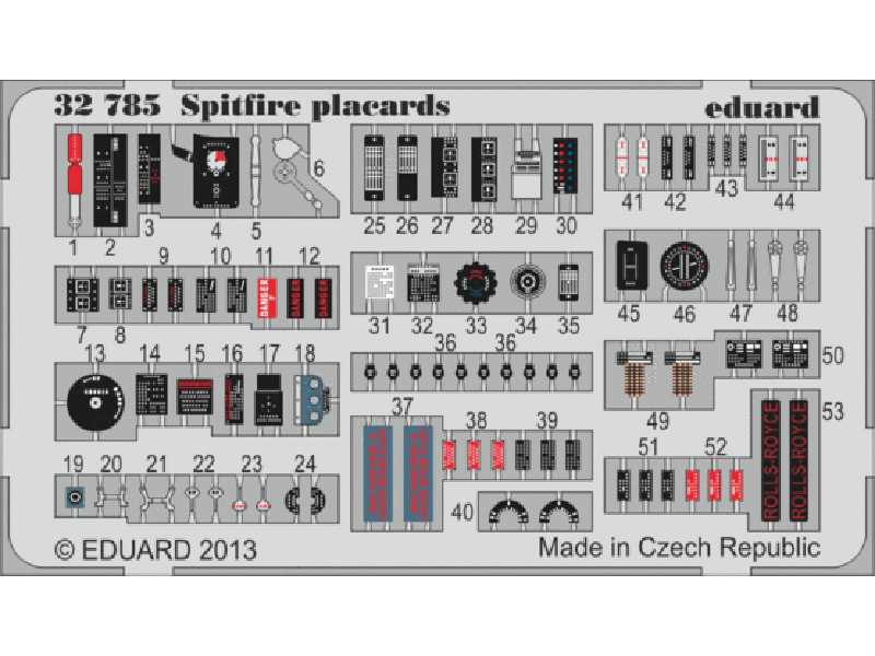 Spitfire placards 1/32 - image 1