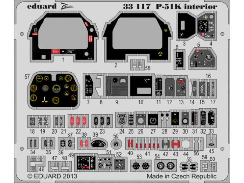 P-51K interior S. A. 1/32 - Tamiya - image 1