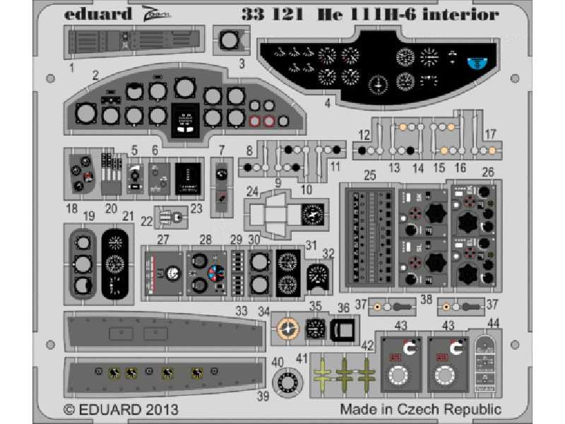 He 111H-6 interior S. A. 1/32 - Revell - image 1