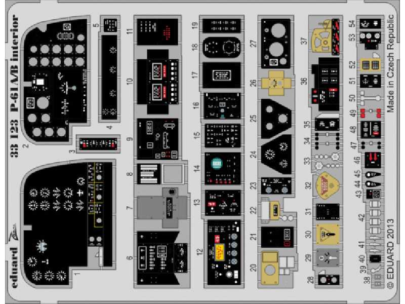 P-61A/ B interior S. A. 1/32 - Hobby Boss - image 1