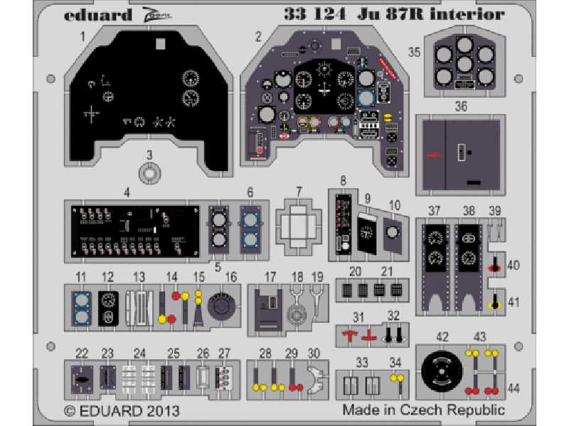 Ju 87R interior S. A. 1/32 - Trumpeter - image 1