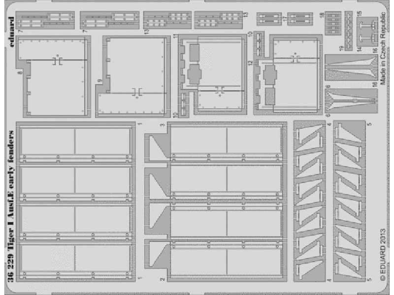 Tiger I Ausf. E early fenders 1/35 - Zvezda - image 1