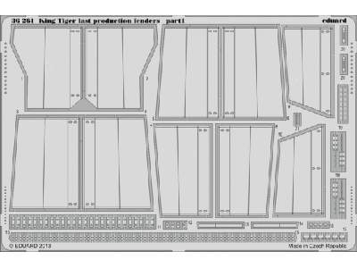 King Tiger last production fenders 1/35 - Academy Minicraft - image 1