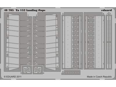 Ta 152 landing flaps 1/48 - Hobby Boss - image 1