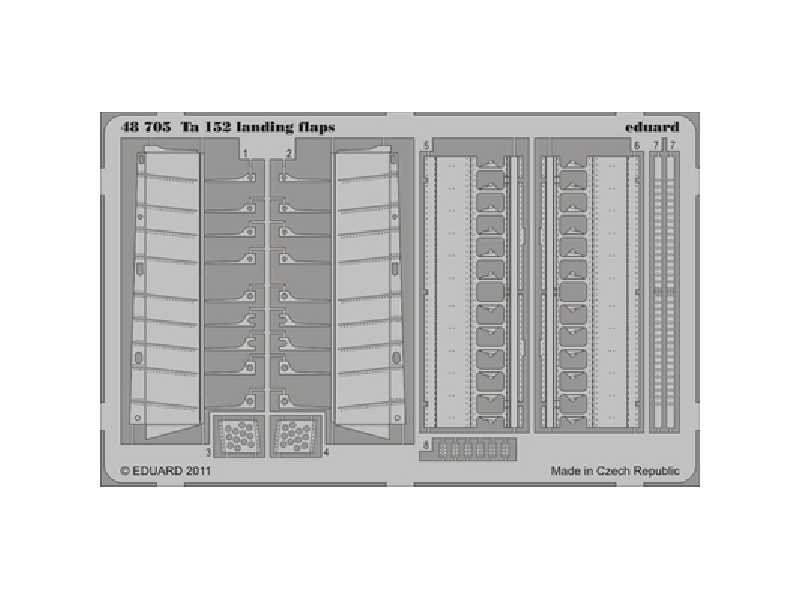 Ta 152 landing flaps 1/48 - Hobby Boss - image 1