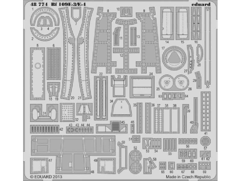 Bf 109E-3/ E-4 1/48 - Eduard - image 1