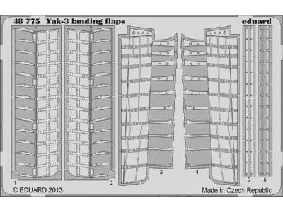 Yak-3 landing flaps 1/48 - Zvezda - image 1