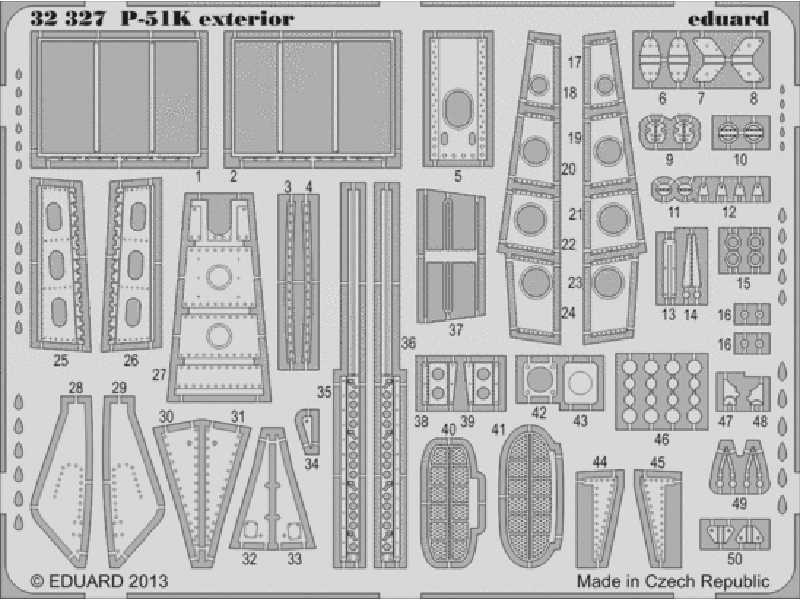 P-51K exterior 1/32 - Tamiya - image 1