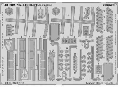 Me 410B-2/ U-4 engine 1/48 - Meng - image 1