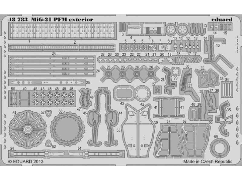 MiG-21PFM 1/48 - Eduard - image 1