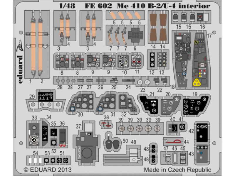 Me 410B-2/ U-4 S. A. 1/48 - Meng - image 1