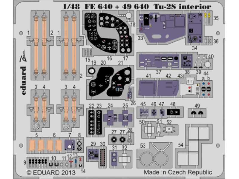 Tu-2S interior S. A. 1/48 - Xuntong Model - image 1