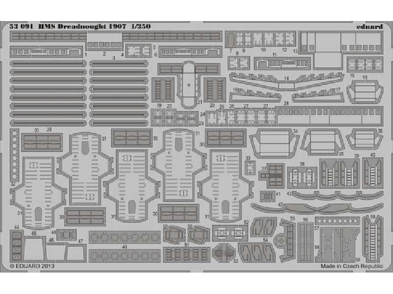 HMS Dreadnought 1907 1/350 - Trumpeter - image 1