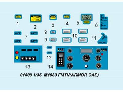 M1083 MTV Armor Cab Standard Cargo Truck - image 2