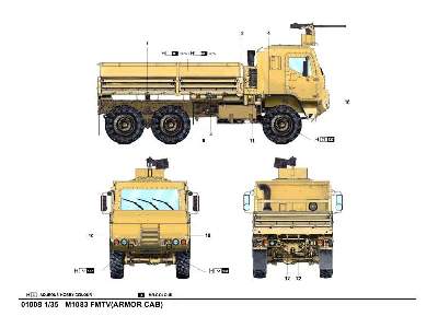 M1083 MTV Armor Cab Standard Cargo Truck - image 4