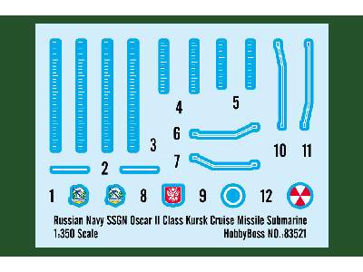Russian Navy SSGN Oscar II Class Kursk Cruise Missile Submarine - image 3