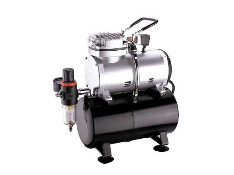 AS189 oil-less airbrush compressor with tank 6 bar - image 1