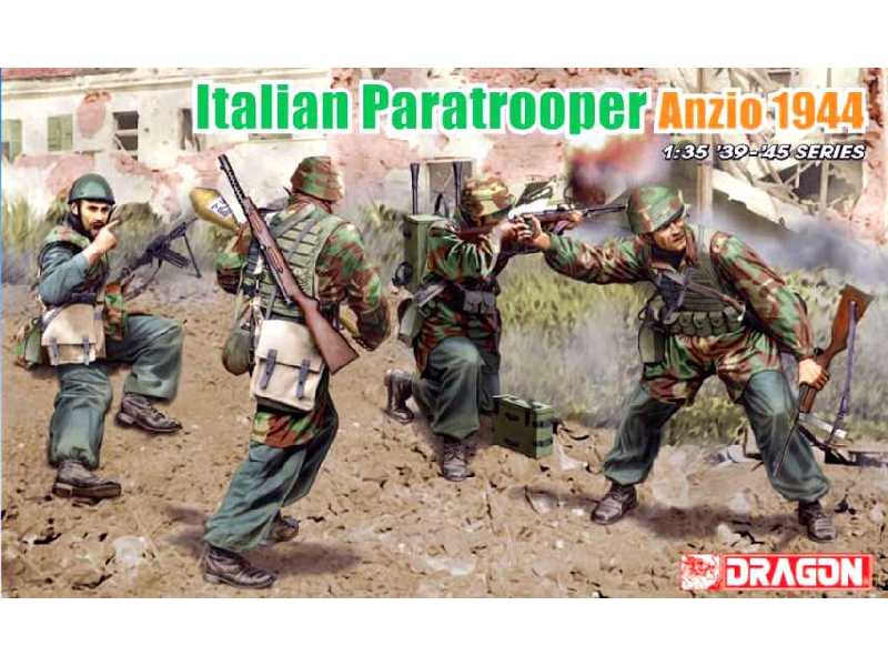 DRAGON 6741 ITALIAN PARATROOPERS ANZIO 1944-1/35 