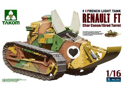 Renault FT-17 Char Cannon / Girod Turret - French Light Tank - image 1
