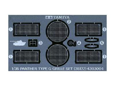 German Panther Etched Grille - image 1