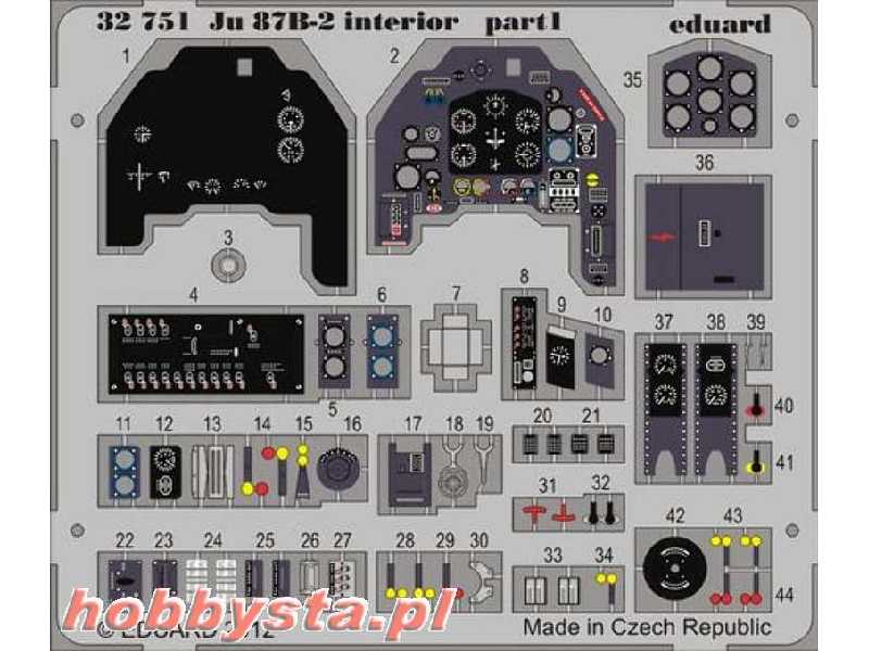 Ju 87B-2 interior S. A. 1/32 - Trumpeter - image 1