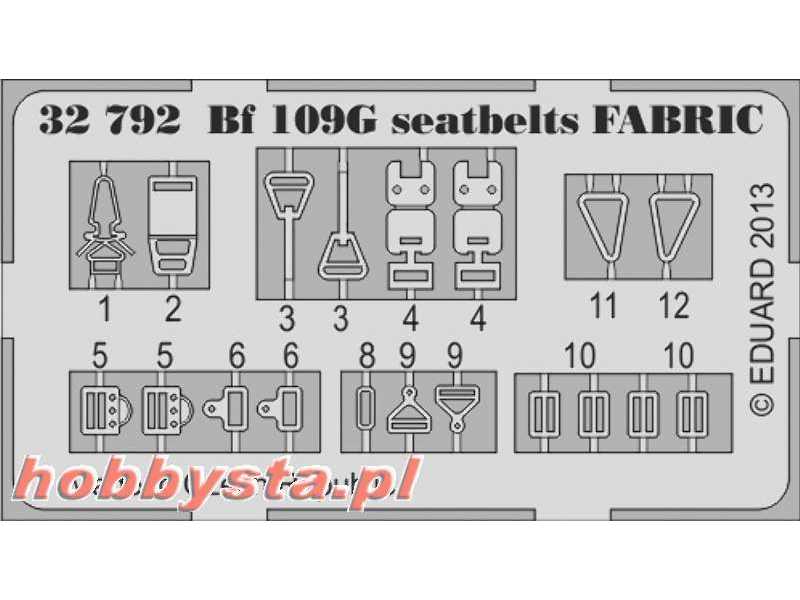 Bf 109G seatbelts  FABRIC 1/32 - Revell - image 1