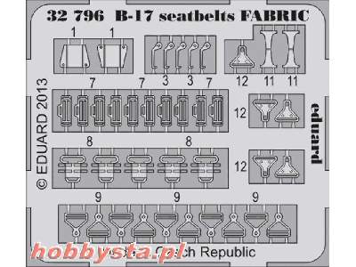 B-17 seatbelts FABRIC 1/32 - Hk Models - image 1