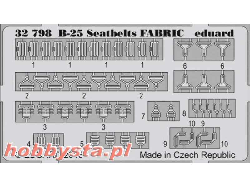 B-25 seatbelts FABRIC 1/32 - Hk Models - image 1