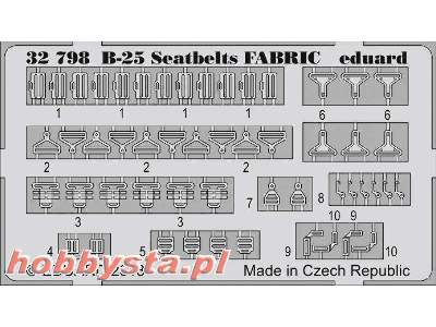 B-25 seatbelts FABRIC 1/32 - Hk Models - image 2