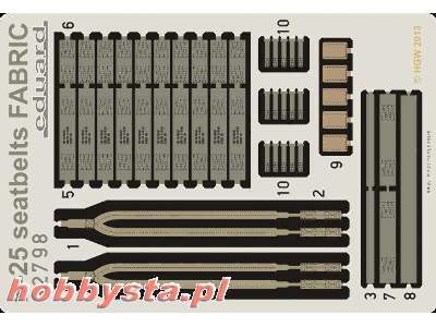 B-25 seatbelts FABRIC 1/32 - Hk Models - image 3