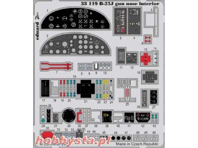 B-25J gun nose interior S. A. 1/32 - Hk Models - image 1