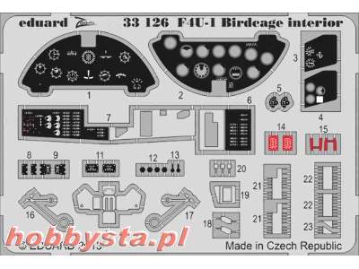 F4U-1 Birdcage interior S. A. 1/32 - Tamiya - image 1