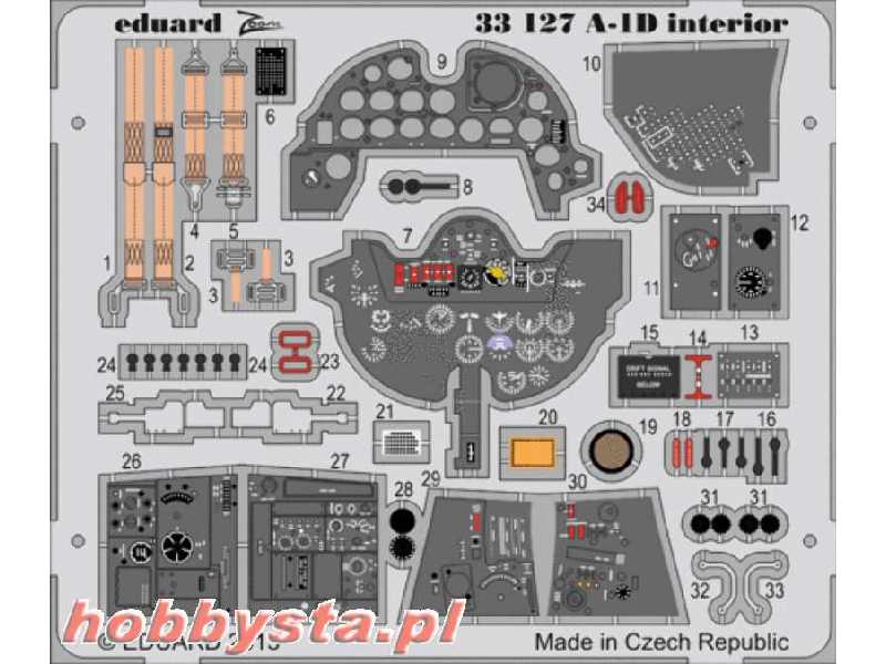 A-1D interior S. A. 1/32 - Trumpeter - image 1