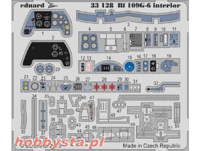 Bf 109G-6 interior S. A. 1/32 - Revell - image 1