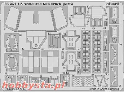 US Armoured Gun Truck 1/35 - Italeri - image 4