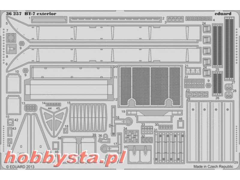 BT-7 exterior 1/35 - Tamiya - image 1