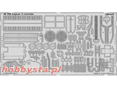 Jaguar A exterior 1/48 - Kitty Hawk - image 1