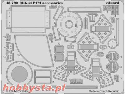 MiG-21PFM accessories 1/48 - Eduard - image 1