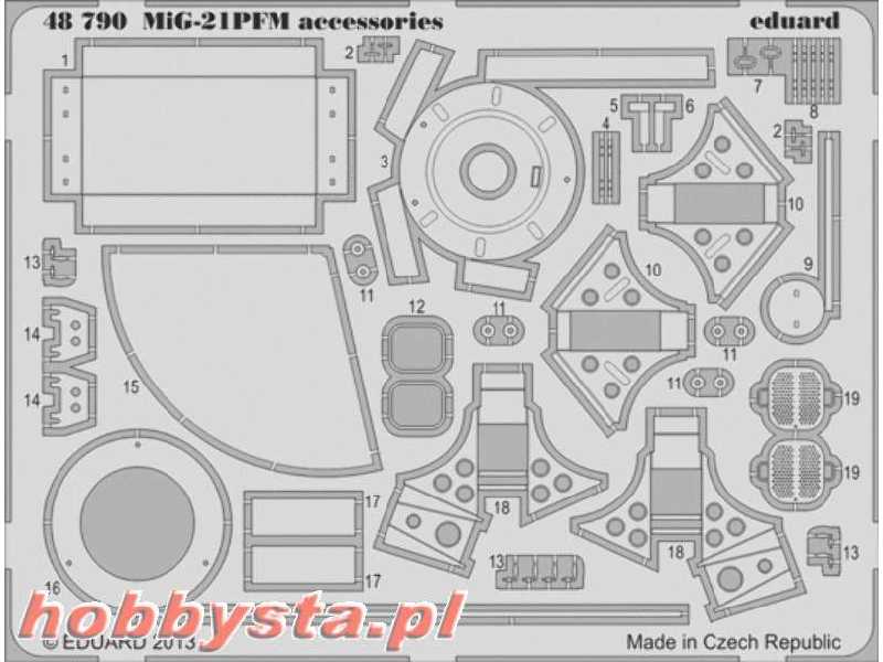 MiG-21PFM accessories 1/48 - Eduard - image 1