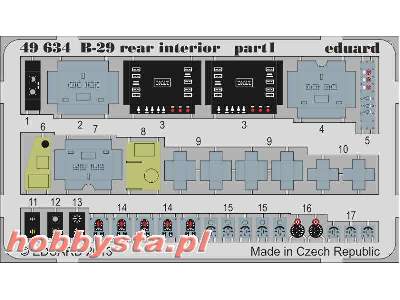 B-29 rear interior 1/48 - Monogram - image 2