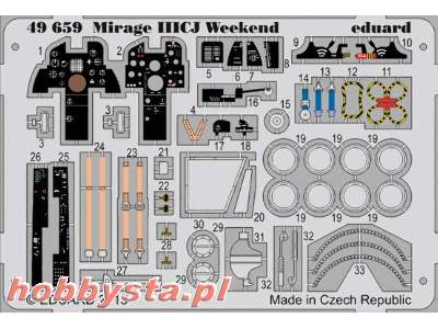 Mirage IIICJ  Weekend 1/48 - Eduard - image 1
