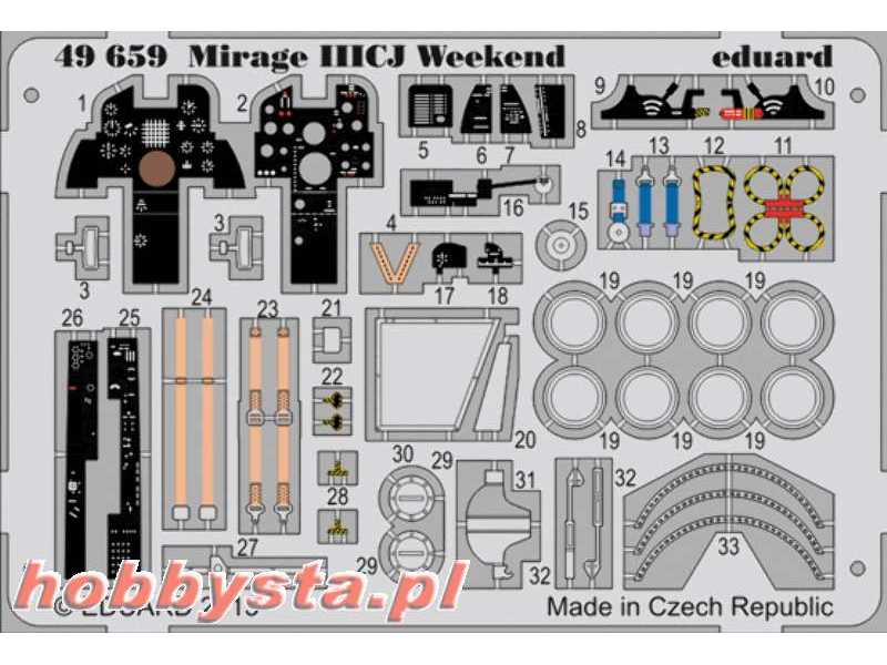 Mirage IIICJ  Weekend 1/48 - Eduard - image 1