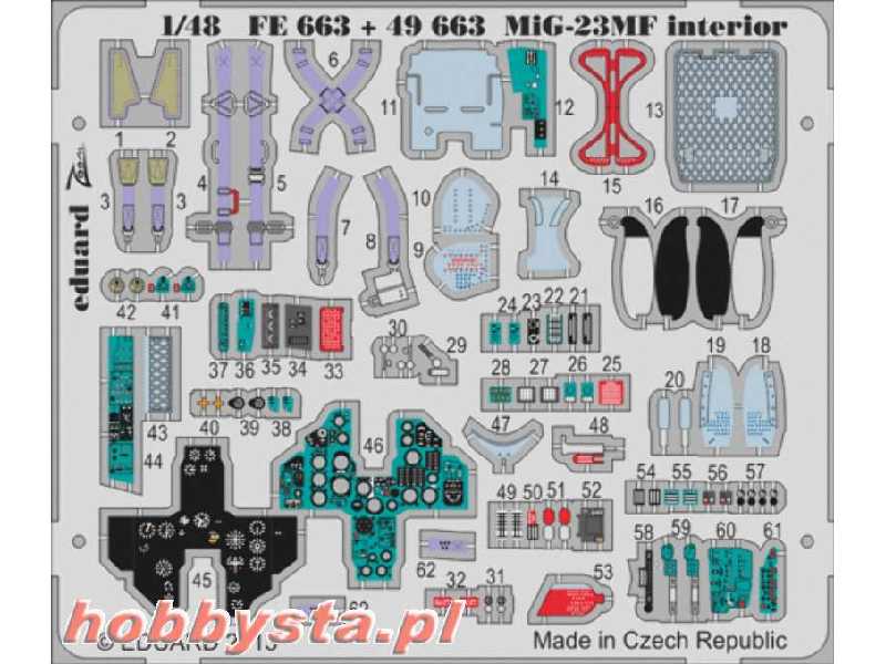 MiG-23MF interior S. A. 1/48 - Trumpeter - image 1