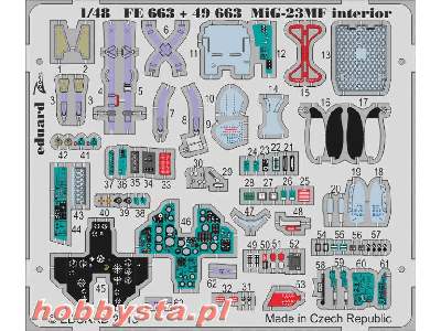 MiG-23MF interior S. A. 1/48 - Trumpeter - image 2