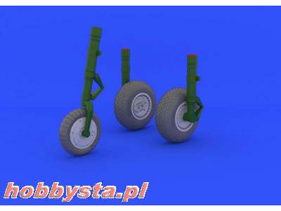 Me 262 wheels 1/32 - Trumpeter - image 1